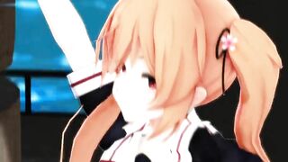 【SEX-MMD】Onegai Darling - in the village rain (Sex in the end)【R-18】