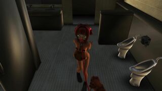 【SEX-MMD】Sakura trained BDSM pet-play (POV)【R-18】