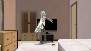 【MMD】[Miku] Gokuraku Jodo I danced ♥【R-18】