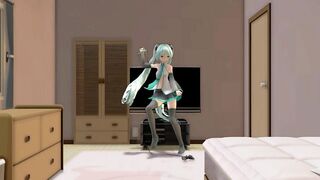 【MMD】[Miku] Gokuraku Jodo I danced ♥【R-18】