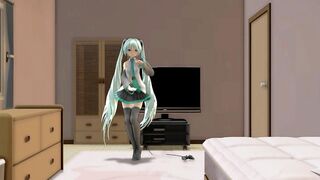 【MMD】[Miku] Gokuraku Jodo I danced ♥【R-18】