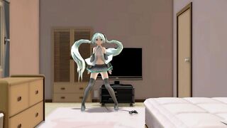 【MMD】[Miku] Gokuraku Jodo I danced ♥【R-18】