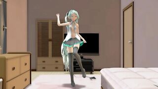 【MMD】[Miku] Gokuraku Jodo I danced ♥【R-18】