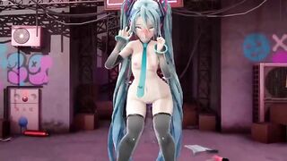 Hatsune Miku Fucked like a slut 【Hentai 3D】