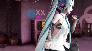 Hatsune Miku Fucked like a slut 【Hentai 3D】