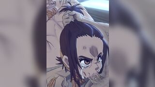 Hentai Sloppy Blowjob Gabi Aot