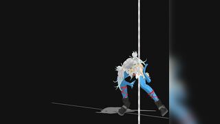 【MMD】Kanon nude Pole Dance【R-18】