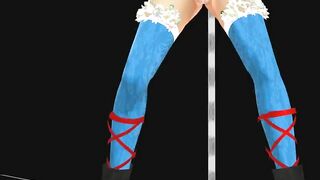 【MMD】Kanon nude Pole Dance【R-18】