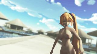 【MMD】HK Neru Cold Water【R-18】