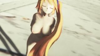 【MMD】HK Neru Cold Water【R-18】