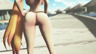 【MMD】HK Neru Cold Water【R-18】