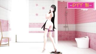 Honkai Mei BGM Adult ceremony knitting - Undress Soft Black Hair Color Edit Smixix