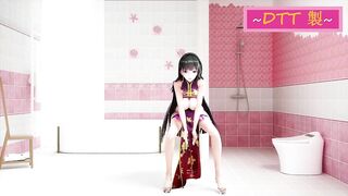 Honkai Mei BGM Adult ceremony knitting - Undress Soft Black Hair Color Edit Smixix