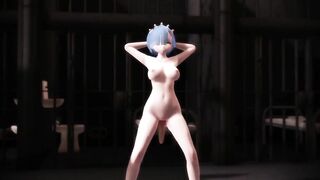 【MMD】Remrin - Oshiri no Dance Demon Remodeling【R-18】