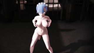 【MMD】Remrin - Oshiri no Dance Demon Remodeling【R-18】