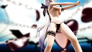 【SEX-MMD】Burning with Haku【R-18】