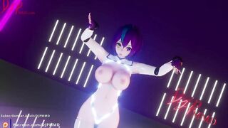 Thicc Android Aino Tomboy Blender MMD 1524