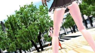 【SEX-MMD】Kongo Sisters & Pink Cat 【R-18】