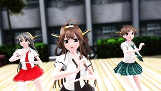 【SEX-MMD】Kongo Sisters & Pink Cat 【R-18】