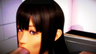 【SEX-MMD】Studen Blowjob【No sound】【R-18】