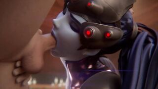 Overwatch Widowmaker face fuck - (Fpsblyck)