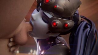 Overwatch Widowmaker face fuck - (Fpsblyck)