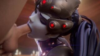 Overwatch Widowmaker face fuck - (Fpsblyck)