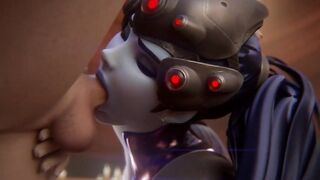 Overwatch Widowmaker face fuck - (Fpsblyck)