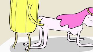 Princess Bubblegum Fucks a Banana Guard - Adventure Time Porn Parody