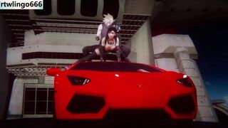 Tifa intense sex on the car roof - exclusive production