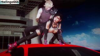 Tifa intense sex on the car roof - exclusive production