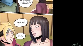 Naruto Hentai, Konohamaru fudendo as Milfs Sakura e Hinata