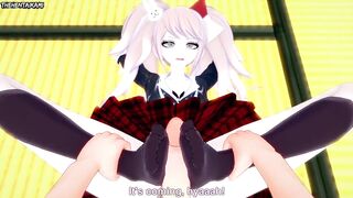 Hentai POV Feet Mukuro Ikusaba Dressed as Junko Enoshima Danganronpa