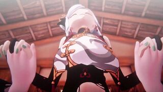 Shenhe x Chongyun Genshin Impact 3D HENTAI Animation Shortver