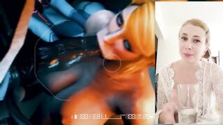 blonde sucks off an alien