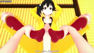 Hentai POV Feet Bakemonogatari Karen Araragi