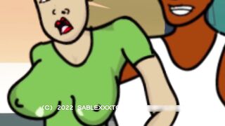 Big Ass Nigerian Drinks Seller MILF get Fucked By Big Dick  (Animated)