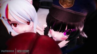 Kaat & Luna Double Pleasure [4k UNCENSORED HENTAI]