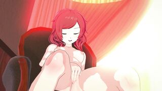 Maki Nishikino Plays with her Pussy (Love Live Hentai)