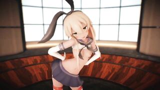 [MMD]Shimakaze-Yeah oh Ahhh Oh!