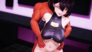 【MMD R-18 SEX DANCE】BALTIMORE SEXY ASS TASTY SEX FUCKED INTENSE ビッグホットアス [MMD]