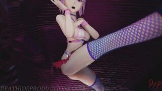 MMD R18? Pink Misaka - Sweet Devil 1087