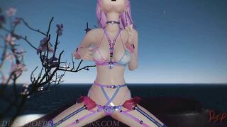 MMD R18? Pink Misaka - Sweet Devil 1087