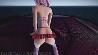 MMD R18? Pink Misaka - Sweet Devil 1087