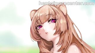 Raphtalia Futanari Masturbates her Big Cock UNCENSORED HENTAI - the Rising of the Shield Hero