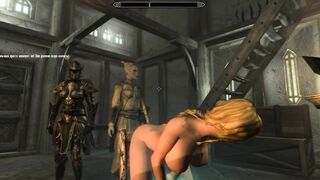 Fucked herself with Magic | Playing Skyrim Adult Mods