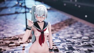 Mmd R18 Weiss Schnee will Cum before the Video is over 3d Hentai Fap Challenge