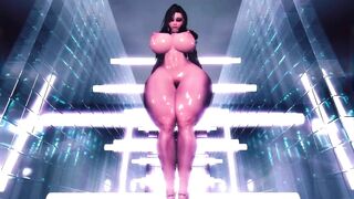 Skyrim THICC YURI Neon Extravaganza 2