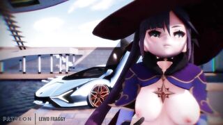 Genshin Impact - Mona LAMB [MMD R-18]