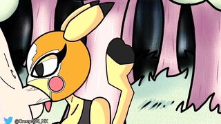 Pikachu Blowjob Cum (Pokemon parody)